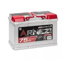 Аккумулятор ARNEZI DIN SMF 75 A/ч обратная R(+) 278x175x190 L3 EN 720 A E1060750
