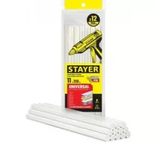 Стержень клеевой STAYER Universal прозрачные 11 мм х 200 мм 12 шт. 06821-12