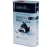 Масло для снегоходов GNV SNOW PRO 4T 1 л, синтетическое (металл. канистра) GSP4T121116201654040001