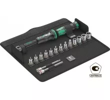 Ключ динамометрический WERA 05004180001 bicycle set torque 1 набор торцевых головок с clic WE-004180