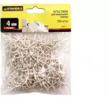 Крестики для плитки STAYER MASTER 4мм 100шт 3380-4