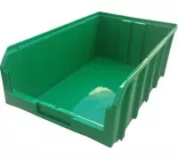 Пластиковый ящик СТЕЛЛА-ТЕХНИК V-4 502 х 305 х 186 мм зелёный