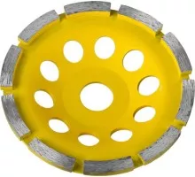 Алмазная чашка STAYER PROFESSIONAL сегментная однорядная, высота 22,2мм, 125мм 33382-125