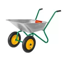 Тачка садовая GRINDA GB-2 двухколесная, 120 кг 422400_z01
