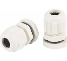Кабельный ввод REXANT PG-7, 07-8007 ( уп 100 шт ) 3,5-6 мм серый 07-8007