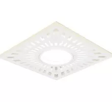 Светильник точечный GAUSS BACKLIGHT квадрат. белый, gu5.3, 3w, led 3000k BL127