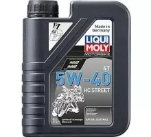 Масло для мотоциклов LIQUI MOLY SAE 5W40 Motorbike 4T HC Street 1 л 20750 синтетическое 20750
