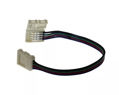 Коннектор соединительный LAMPER 144-004 ( уп. 10 штук ) (2 разъема) для RGB лент 10мм/15см 144-004 Коннектор соединительный LAMPER 144-004 ( уп. 10 штук ) (2 разъема) для RGB лент 10мм/15см 144-004