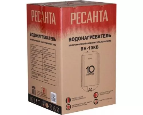 Водонагреватель РЕСАНТА ВН-10КВ накопительный круглый [74/5/9]