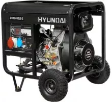 Электростанция дизельная с воздушным охлаждением HYUNDAI DHY  6000LE-3 открытая DHY 6000LE-3