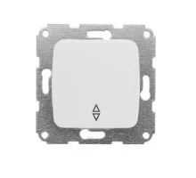 Выключатель Kranz DEA-B DEA 1кл прох. с/у 10а мех. белый KR-78-0205