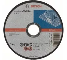 Диск отрезной по металлу BOSCH 125х1,6х22.2 мм A60T-BF Standard for Metal 2608603165
