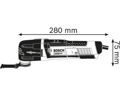 Многофункциональный инструмент сетевой BOSCH GOP 30-28 [0601237003] кейс, набор оснастки