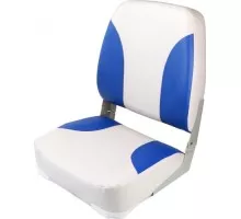 Кресло складное мягкое SKIPPER синий/серый (пластик) SK75101GB