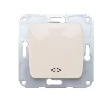 Выключатель Kranz DEA-B DEA 1кл перекрест. с/у 10а мех. бежевый KR-78-0238