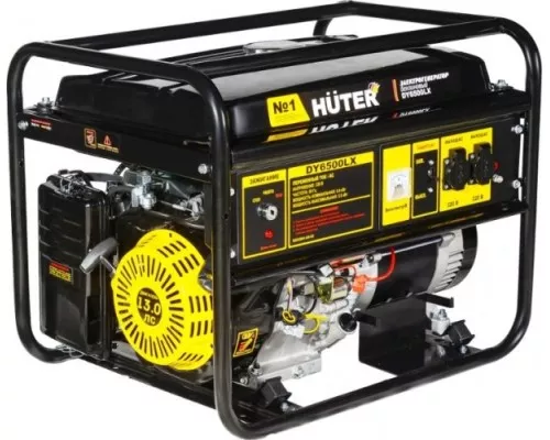 Электростанция бензиновая HUTER DY 6500 LX электростартер [64/1/7]