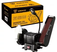 Станок заточной DEKO DKGM300-150 с лампой 063-4325