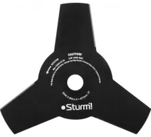 Нож для травы Sturm BT8942D-998 трехлепестковый 255/3/25,4/1,4