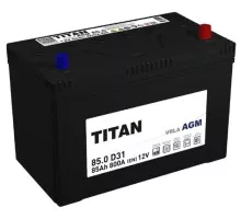 Аккумулятор Titan AGM 85.0 VRLA D31 B00 750А 4610082702134