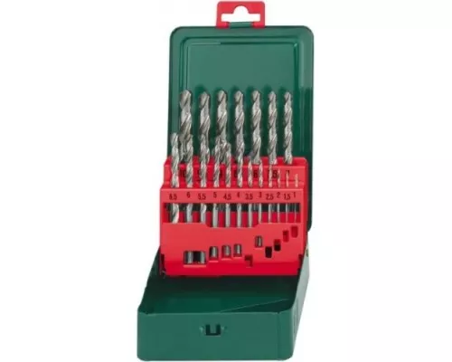 Набор сверл по металлу METABO HSS-G 19 шт. (1-10 мм.) 627153000 [627153000]