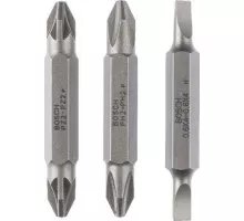 Бита для заворачивания BOSCH Extra Hard двусторонняя 45 мм PH2PZ2/S0.6x4.0 3шт 2607001744