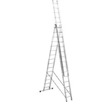 Лестница-стремянка трехсекционная Biber 98215 3х15 тов-077081