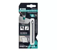 Сверло по стеклу и керамике METALLICA Optima, 8х76 мм твердосплавное 2-кромки, круглый хвостовик 907344