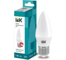 Лампа светодиодная IEK С35 7Вт 4000К E27 Свеча LLE-C35-7-230-40-E27