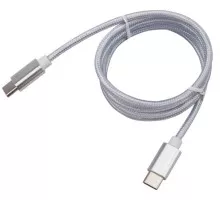 Кабель REXANT 18-1835 Type-C-Type-C, 2,4A, 1м, нейлон, белый