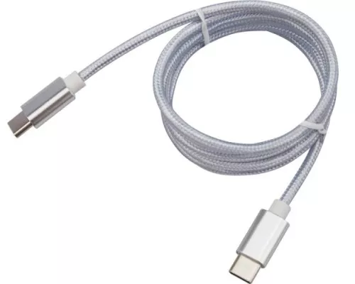 Кабель REXANT 18-1835 Type-C-Type-C, 2,4A, 1м, нейлон, белый Кабель REXANT 18-1835 Type-C-Type-C, 2,4A, 1м, нейлон, белый