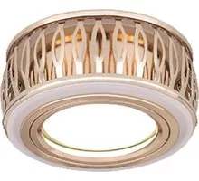 Потолочный светодиодный светильник GAUSS BL096 backlight кругл. золото/белый, gu5.3, 3w, led 3000