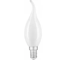Лампа светодиодная GAUSS Свеча filament на ветру 9w 610lm 4100к е14 milky led 104201209