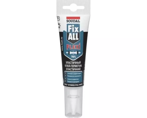 Клей-герметик SOUDAL FIX ALL FLEXI белый (туба 125 мл) 134136 [134136]