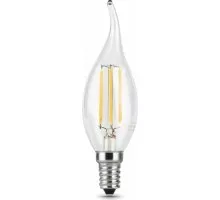 Лампа светодиодная GAUSS Свеча filament на ветру 7w 580lm 4100к е14 шаг. диммиров 104801207-S