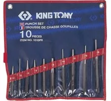 Набор кернов, бородков и выколоток KING TONY 10 предметов 1010PR 1010PR