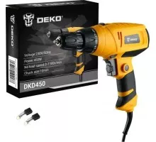 Шуруповерт сетевой DEKO DKD450 063-4280