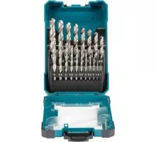 Набор сверл по металлу MAKITA D-67549 hss-g, 19 шт. (1-10мм, шаг 0.5мм)