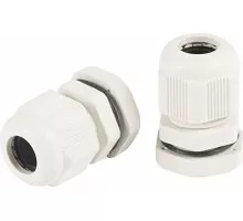 Кабельный ввод REXANT PG-13,5 07-8013 ( уп 100 шт ) 6-12 мм серый 07-8013