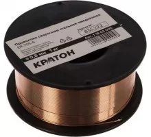 Проволока сварочная омедненная КРАТОН СВ-08Г2С, ЕR70S-6 1,0 мм, 1 кг 1 19 02 006