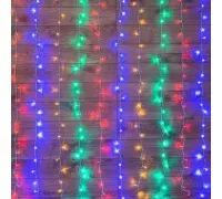 Гирлянда Neon-Night ДОЖДЬ (занавес) 1,5х1,5 м 144 LED мультиколор 235-019