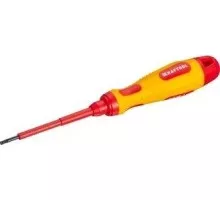 Отвертка шлицевая диэлектрическая KRAFTOOL X-Drive ELECTRO VDE 1000 V 8.0 х 175 мм 250083-8.0-175 250083-8.0-175
