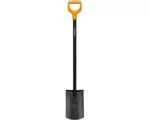 Лопата штыковая FISKARS Solid с закругл.лезвием [1066717]