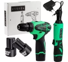 Набор аккумуляторного инструмента ZITREK ZKRW12 zkcd12 2 в 1, 2x2.0ач 063-4404