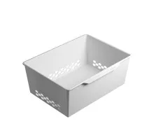 Корзина ПРАКТИК HOME GBP 60х20 пластиковая, белая S70199322201