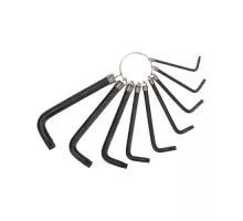 Набор ключей шестигранных Kranz KR-12-5203 TORX T10-T50, CrV, 9 шт., на кольце