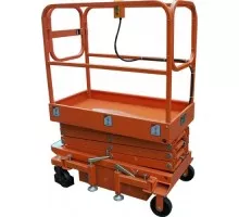 Ножничный подъемник GROST PX T3-3900 несамоходный (3,9 м/300 кг, DC, 12В) 109544 109544
