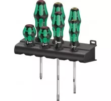 Набор отверток WERA 05008900001 300/7 mix 1 kraftform + подставка, 7 пр. WE-008900