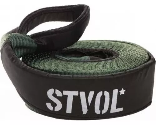 Трос буксировочный STVOL SDS07 динамический 7 т, 6 м + сумка (стропа рывковая) Трос буксировочный STVOL SDS07 динамический 7 т, 6 м + сумка (стропа рывковая)