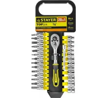 Набор бит и головок STAYER RSS 28S 28 предм. 27754-H28